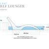 Kai Shelf Lounger - Single Chair (9 inches of water or less)