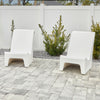 Kai Upright Shelf Chair - Set of 2 Chairs