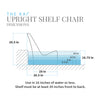 Kai Upright Shelf Chair - Set of 2 Chairs